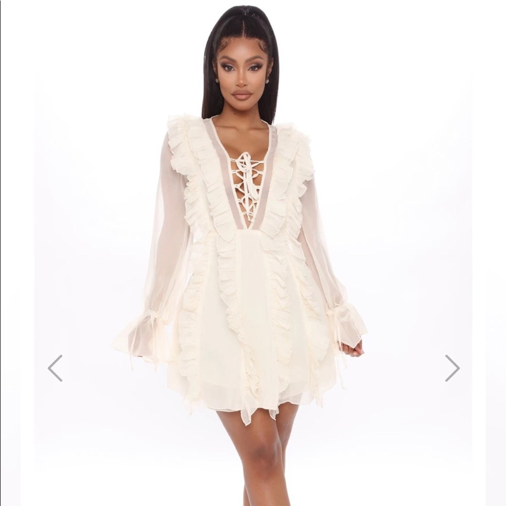 Fashion nova ruffle dress